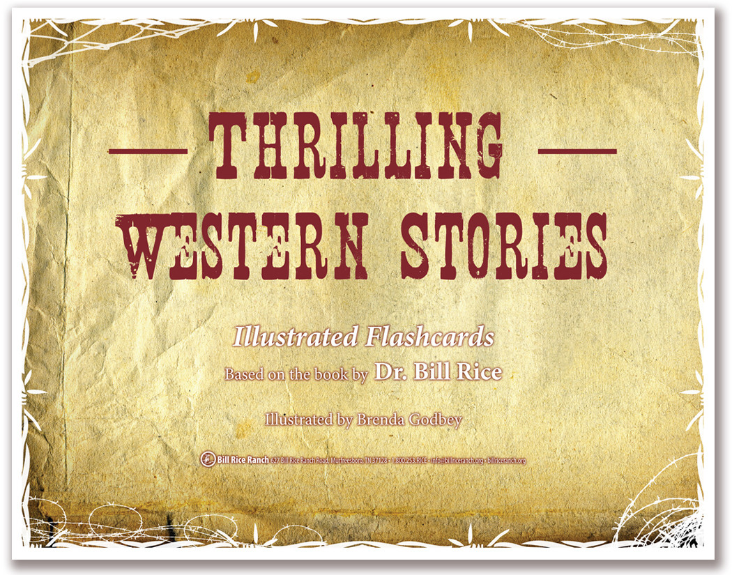 Thrilling Western Stories Illustrated Flashcards